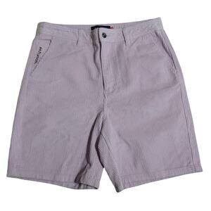 Paterson MADE FOR PLAY Corduroy Jean Shorts Men's 32 Light Purple Lilac Relaxed